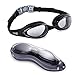 Aegend Swim Goggles, Streamlined Design Swimming Goggles No Leaking Anti Fog Premium UV Protection 180 Degree Vision and Soft Silicone Nose Bride, Pool Goggles for Adult Men Women