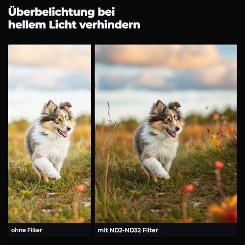 K&F Concept ND2-ND32 Neutral Density Filter