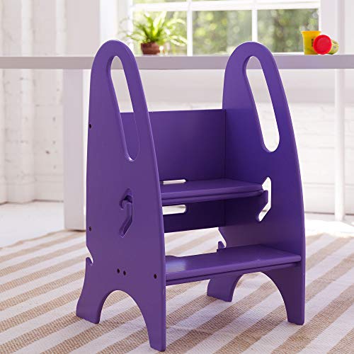 Little-Partners-Adjustable-Height-Growing-Step-Stool-Wooden-Non-Tip-Design-Step-Stool-with-3-Position-Height-Adjustment-for-Both-Toddlers-Adults-Supports-Up-to-150lbs-Lilac