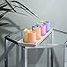 Flameless LED Votive Candles, Color Changing & Warm White Glow Options, Resin Plastic, Indoor Outdoor Use, Batteries Included - 8 Pack
