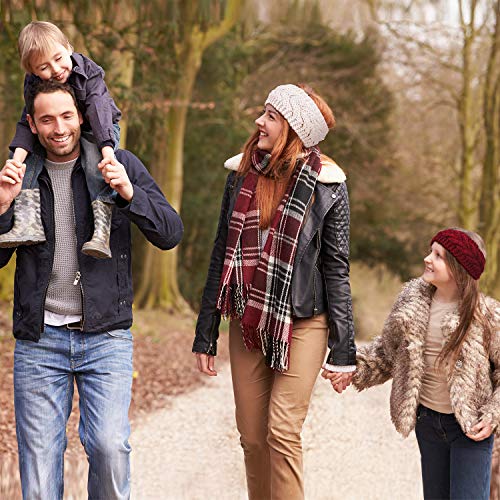 image for Pangda 6 Pieces Winter Headbands Women's Cable Knitted Headbands, Wint