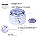 Wax Warmer,LuolLove Electric Mini Wax Melting Pot Professional at Home Hard Waxing Kit for Hair removal, with Adjustable Temperature Knob and AUTO Function (Pro Wax 100)