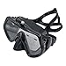 VGSION Underwater Diving Mask Snorkel Goggles Tempered Glass Lens PU Silicone Swimming Mask for Gopro Hero 6 5 4 3 2 1 Action Camera