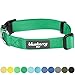 Blueberry Pet Essentials Large Dog Collar in Emerald | Adjustable & Eco-Friendly Durable Nylon Strap | Classic Collar for Large Dogs, Boy & Girl Pets