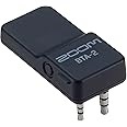 Zoom BTA-2 Bluetooth Adapter for PodTrak P4 and PodTrak P8, wirelessly Connect Phone to Record Remote interviews, Black, Smal