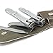 Nail Clippers by Zizzili Basics - 3 Piece Nail Clipper Set - Stainless Steel Fingernail & Toenail Clippers with Nail File and Brown Travel Case - Best Nail Care for Men, Women, Manicure & Pedicure primary
