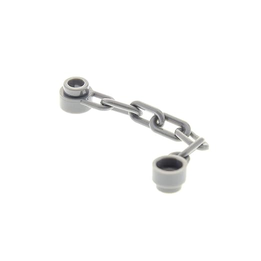 Bausteine gebraucht 1 x Lego System Kette kurz dunkel grau 5 Glieder für Set 5887 79014 79008 79104 10237 70620 92338