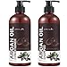 Aprilis Moroccan Argan Oil Shampoo and Conditioner Set, Organic Volumizing & Moisturizing Treatment for Hair Loss, Damage, Thinning and Color Treated Hair, Hair Regrowth for Men & Women, 2 X 16 fl. oz