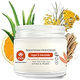 Organic Aloe Vera Brightening Moisturizing Cream for Face and Body by PHB Ethical Beauty. A Skin Lightening Cream with 100% Natural and Organic Ingredients. A Dark Spot Corrector for Face 1,7 Fl. Oz