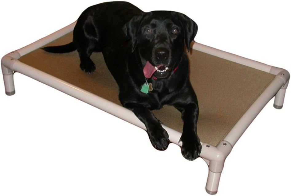 Kuranda Almond PVC Chewproof Dog Bed - XXL (50x36) - Cordura - Smoke by Kuranda