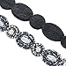 Mudder 5 Pieces Elastic Rhinestone Beaded Women Headbands Handmade Hair Bands Woman Hair Accessories (Muticolor A)