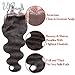 V-Emma 4x4 Lace Closure Body Wave Virgin Brazilian Hair 130% Density Lace Closure