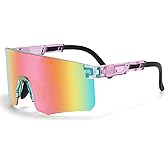 QUSBOI Two Sizes Cycling Polarized Baseball Sunglasses For Adults and Youth Boys Girls Kids UV400 Men Women Sports Glasses