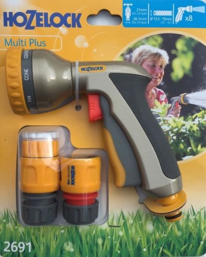 HOZELOCK MULTI PLUS METAL ROSE HEAD SPRAY GUN HIGH QUALITY SPRAYER GUN ...