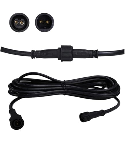 2Pcs Solar Extension Cable, LED Solar Light Extension Cord Monitoring Power  Connection Cable Solar Water Pump Extender Wire 5.5x2.1mm DC12V 24V :  Amazon.ca: Tools & Home Improvement