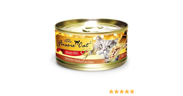 fussie cat gold label