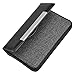 MaxGear Business Card Holder Fashion PU Leather Business Cards Case with Magnetic Shut, Holds 25 Business Cards, Men or Women Name Card Holder Case Black 02