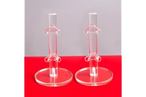 WEIHAOSKY 2 Pack Sunglass Holder Acrylic Display Stands, Clear Eyeglass Holder Stand Sunglasses Holder Organizer, Acrylic Glasses Display for Selling, Displaying and Storing Glasses Sunglass (2 Layers)