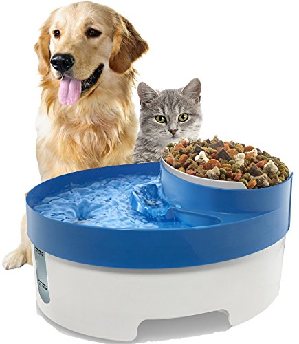 Feeder Pet Dog Cat Food Drinker Waterer Automatic Water Filter Plastic New Cup Fountain Bowl LED