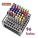 Shuttle Art 96 Hole Pens Pencils Brush Holder Desk Stand Organizer Holder for Pens, Paint Brushes, Colored Pencils, Markers
