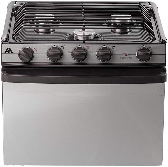 Atwood Dometic RV Range Oven Cooktop RV1735 BSPSX2