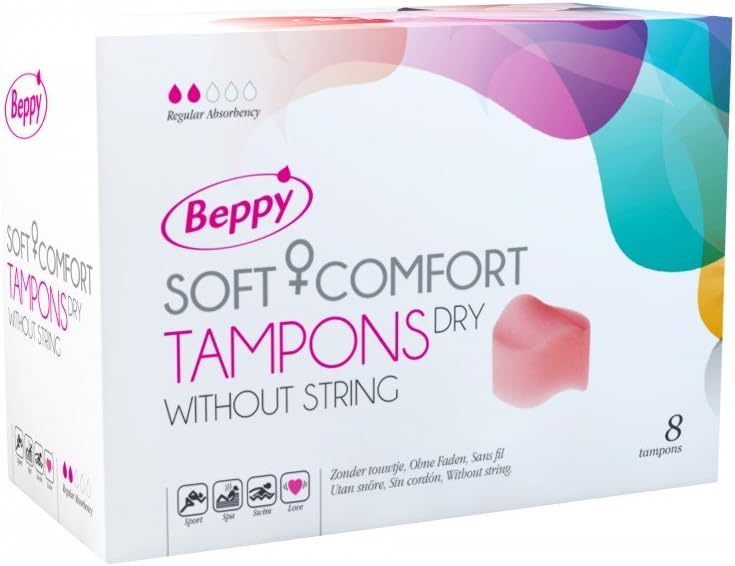 Beppy Soft Comfort Tampons Without String (Dry, 8 pcs)