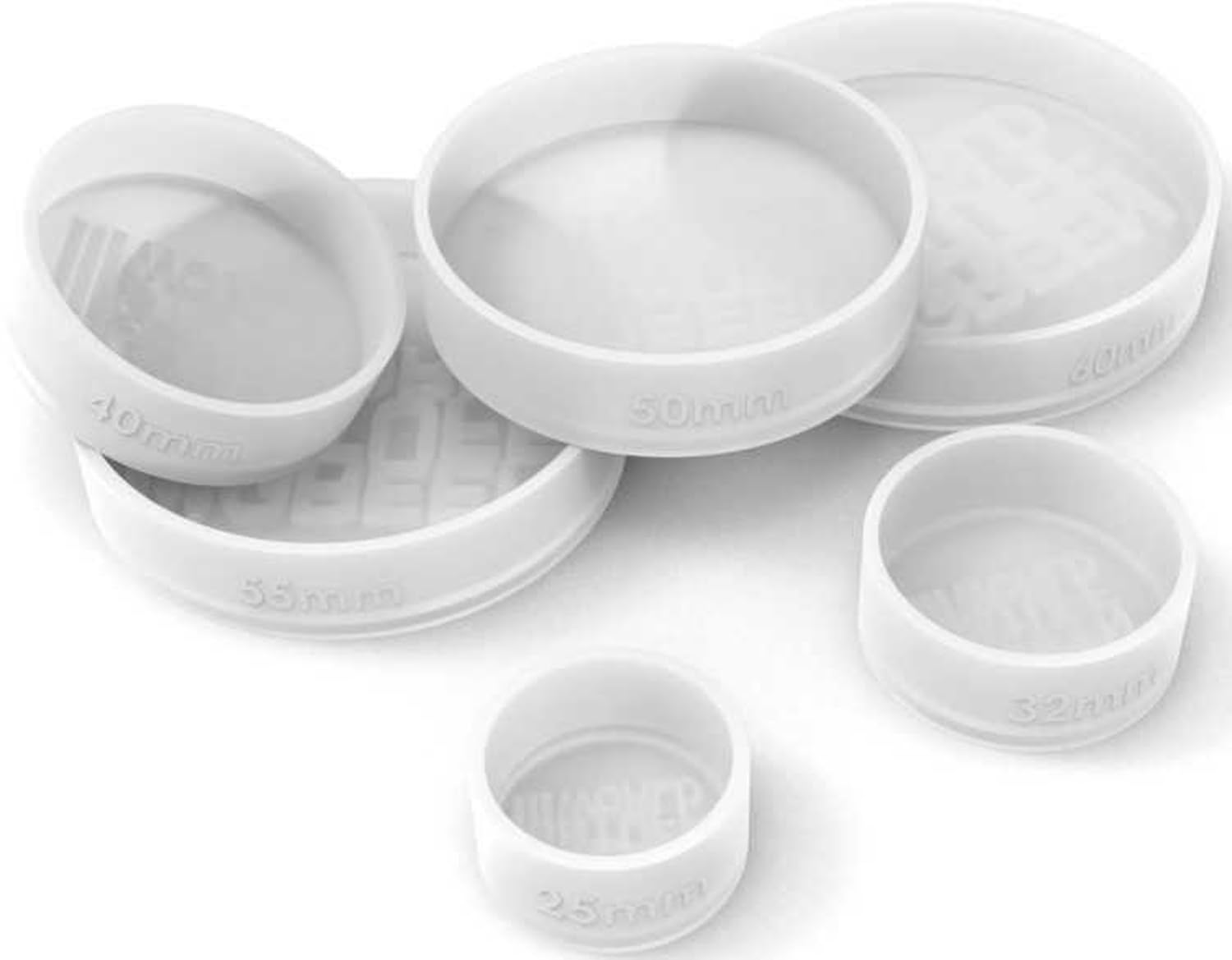 Green Stuff World: 2140 Containment Moulds - Round (6)