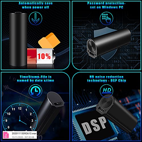 SSLine Voice Recorder Mini Voice Activated Recorder Small