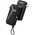 Portable Charger with Built in Cable and AC Wall Plug,10000 mAh External Battery Power Bank, LED Display 4 Outputs 2 Inputs, Travel Phone Charger Battery Pack for iPhone 16 15 14 13 Samsung iPad