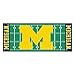 FANMATS NCAA University of Michigan Wolverines Nylon Face Football Field Runner