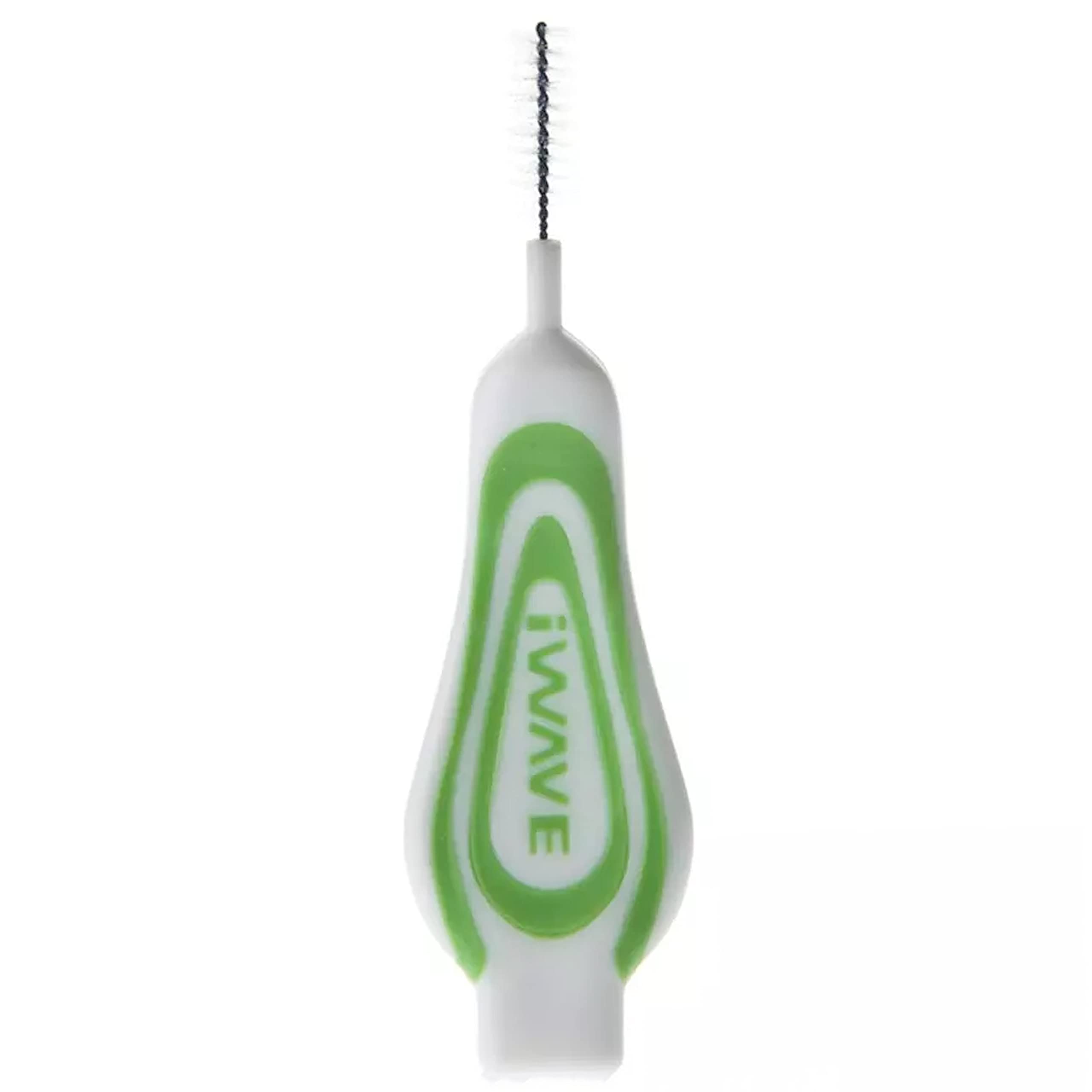 Oraldent iWAVE Green Interdental Brushes 0.80mm - Pack of 25 Brushes