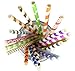 Durable Assorted Biodegradable Paper Straws 150 Count (Random)