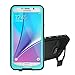 Note 5 Waterproof Case, VEGO [New Arrival] IP68 Fully Sealed Waterproof, Snowproof and Dustproof, Rugged Shockproof Protective Phone Case Cover with Kickstand for Samsung Galaxy Note 5 (Teal)