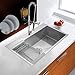 FireBird Handmade Kitchen Sink 30-inch Top-mount Single Bowl Stainless Steel 30