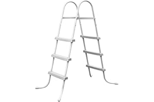 SYAGNOS Above Ground Pool Ladder, Heavy Duty Luxury Pool Ladder, Corrosion Resistant Metal Frame, Suitable for Pools up 42 Inches tdeep Above Ground, Easy to Assemble and Climb,Anti Slip