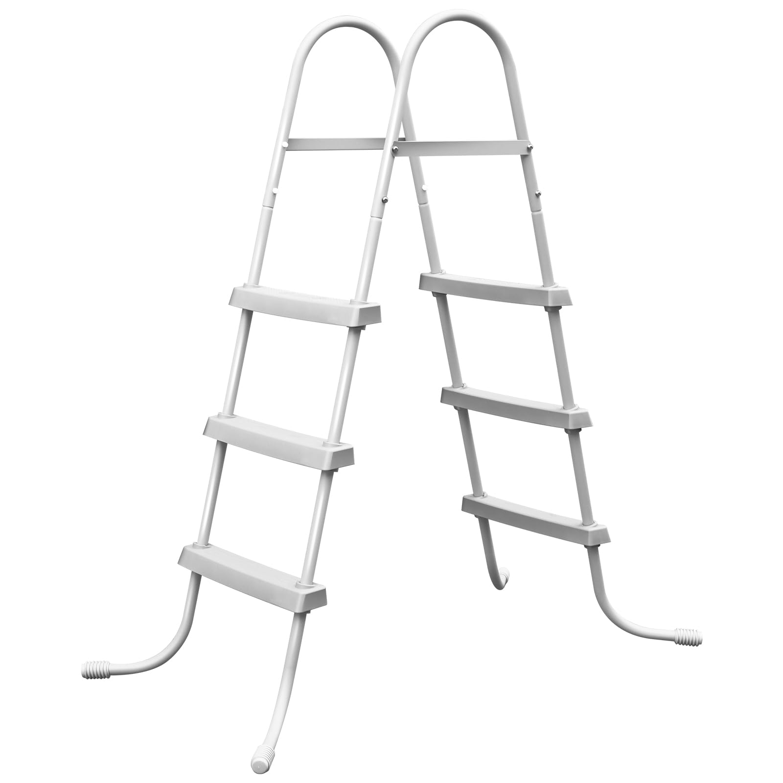 Photo 1 of Above Ground Pool Ladder, Heavy Duty Luxury Pool Ladder, Corrosion Resistant Metal Frame, Suitable for Pools up 42 Inches tdeep Above Ground, Easy to Assemble and Climb,Anti Slip