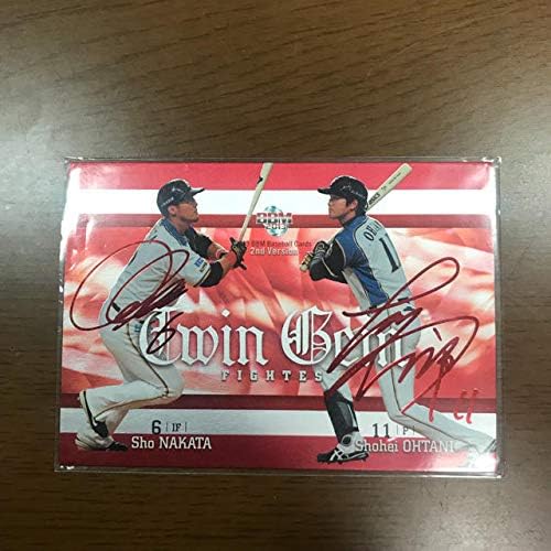 m13 大谷翔平 中田翔 赤箔サインカード