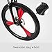 Murtisol Mountain Bikes with Aluminum Mag Wheels,21 Speeds Hybrid Bikes with Dual Disk Brake,Red&Black