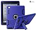 iPad 2/3/4 Case - MagicSky Heavy Duty Shock-Absorption Rugged Hybrid Case Cover for iPad with Retina Display (iPad 4), iPad 3, iPad 2 - Black/Royal Blue