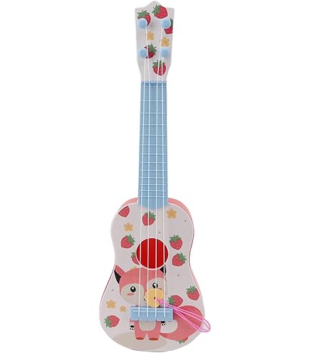 Primera Guitarra De Madera Lexibook Con 6 Cuerdas De Nylon, Tamaño 53 Cm, Diseño De Unicornio, Guía De Aprendizaje Incluida, Para Niños +3 Años