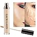 Liquid Concealer Wand Stick, Full Cover Natural Conceal Makeup, Multi-Use Smooth Concealer Corrector for Women Eye Dark Circles Blemish Brown Spots Contour Cosmetics (0.20Fl Oz; 04.Warm Natural)