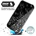 PBRO K20 Plus Case, K20 V Case, Harmony Case, K20 Case, Grace Case,Cute Universe Constellation Dual Layer Soft Silicone & Hard Back Cover Heavy Duty PC+TPU Protective Case-Black