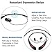 Bluetooth Headphones / Headset Rymemo Match Color Wireless Music Earphones Stereo Earbuds Sports/running Magnetic Neckband Style for Cellphone,Red-Black
