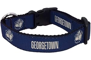 Pro Sport Brand College Dog Collar (Large, Georgetown)