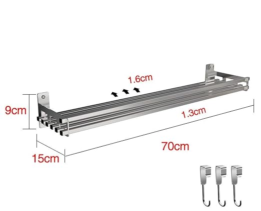 KEWEI - Soporte de Pared para Horno de microondas de Acero ...