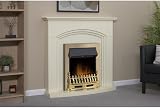 Adam Truro Fireplace Surround Cream 41 Inch Electric Fire Compatible Flat Wall view 2
