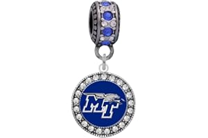 FINAL TOUCH GIFTS Middle Tennessee State University Crystal Charm