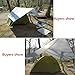 TRIWONDER Camping Tarp Waterproof Tent Footprint Hammock Rain Fly Cover Ground Cloth Small Lightweight Tent Floor Mat Camp Shelter Canopy for Hiking Backpacking Outdoor (Dark Grey- XL)