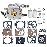Butom WT-170 Carburetor With Repair Rebuld Gasket Fuel Filter For WT-170-1 Chainsaw 503281504