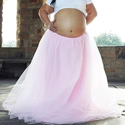 WDPL Women's Long Tutu Tulle Skirt A Line Floor